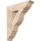 Ekena Millwork Funston Traditional Smooth Bracket, Douglas Fir, 5 1/2"W x 24"D x 28"H BKT06X24X28FST01SDF - alternate 1